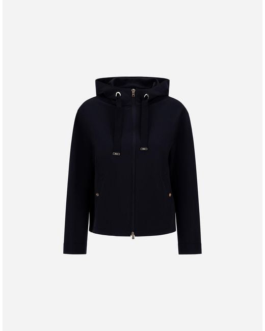 Herno Blue Hooded Jacket
