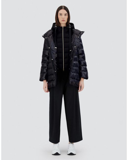Herno Blue A-Shape Jacket