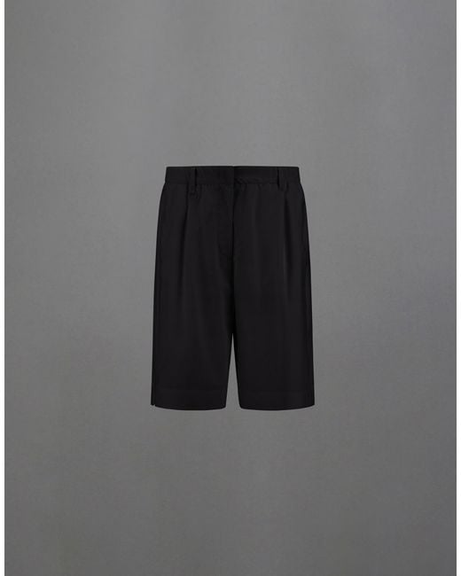 Herno Gray Laminar Shorts