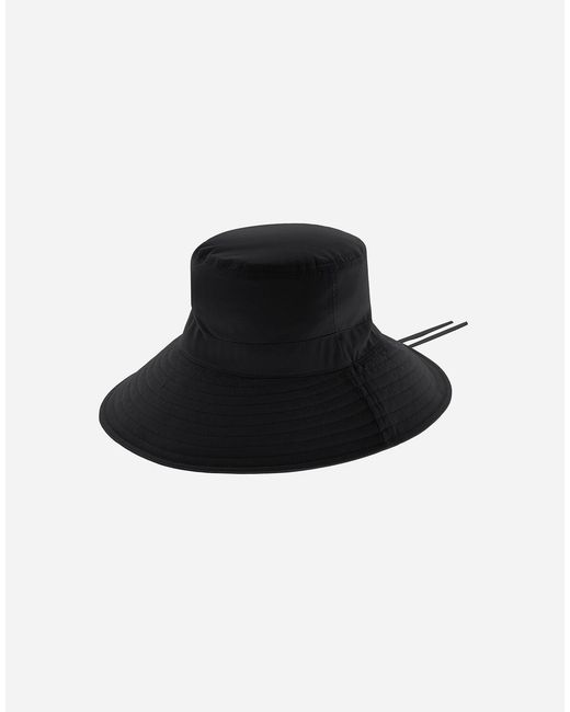 Herno Black Bucket Hat
