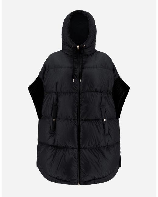Herno Black Sleeveless Jacket In Nylon Ultralight