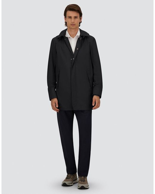Herno Black Raincoat for men