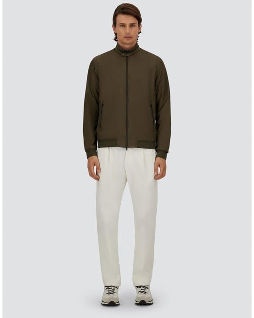 Herno Multicolor Ecoage High-Collar Bomber Jacket for men