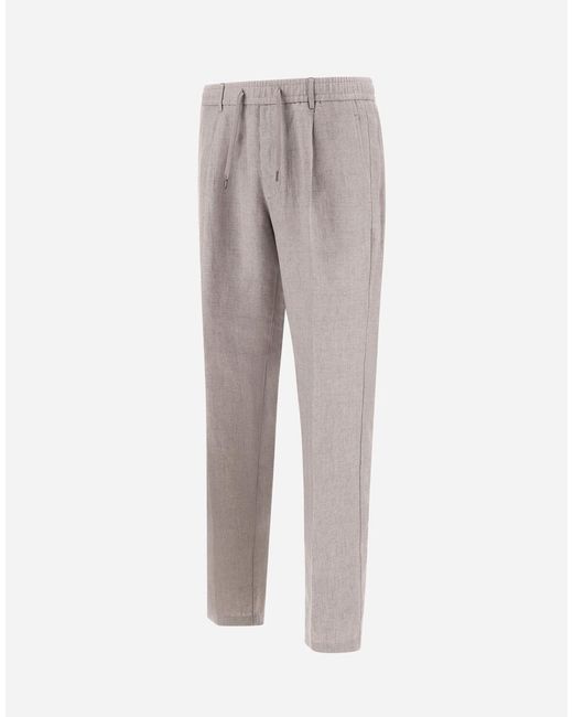 Herno Gray Resort Trousers for men