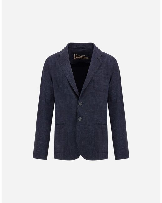 Herno Blue Blazer for men