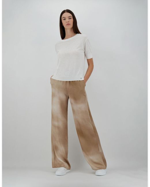 PANTALONI IN CLOUD SILK di Herno in Natural