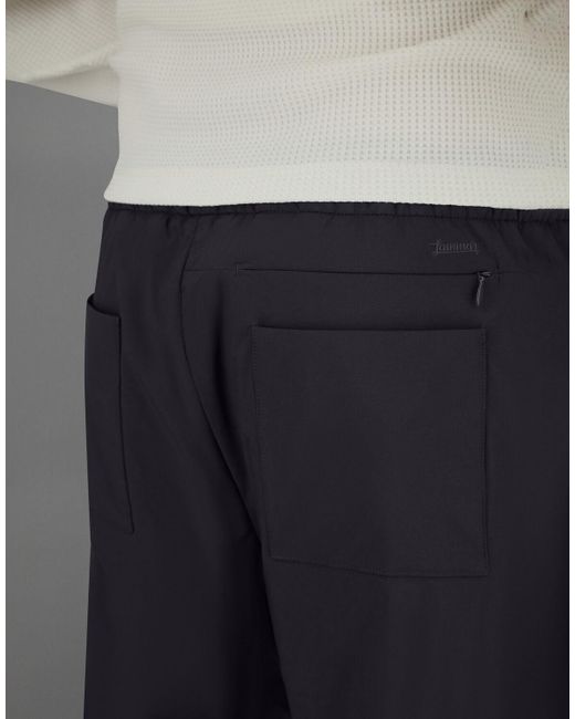 Herno Blue Laminar Trousers