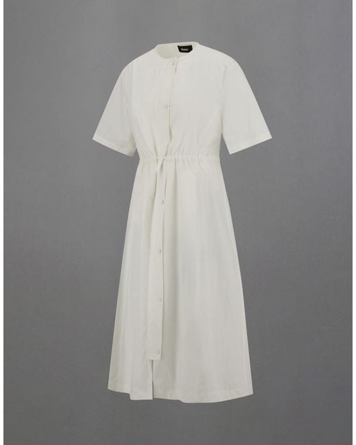 Herno Gray Laminar Dress