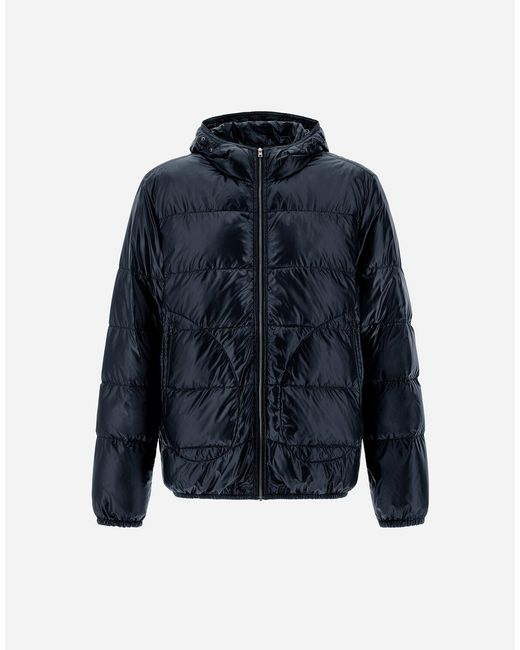 Herno Blue Bomber Jacket for men