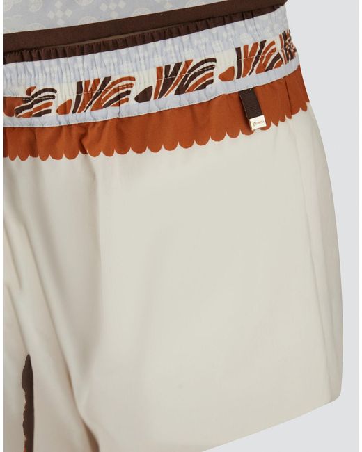 Herno White Trousers