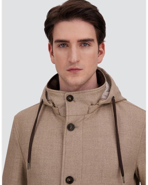 Herno Natural Short Parka for men