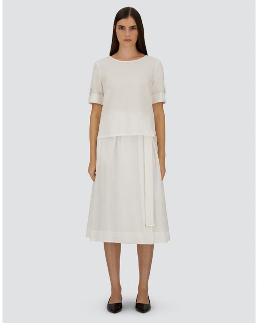 Herno White Skirt
