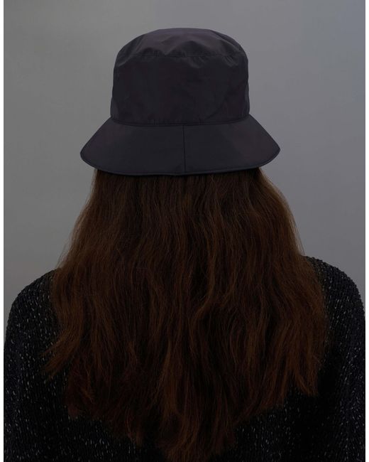 Herno Black Laminar Hat
