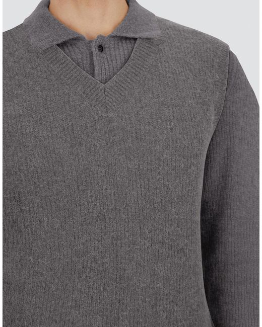 Herno Gray Vest for men