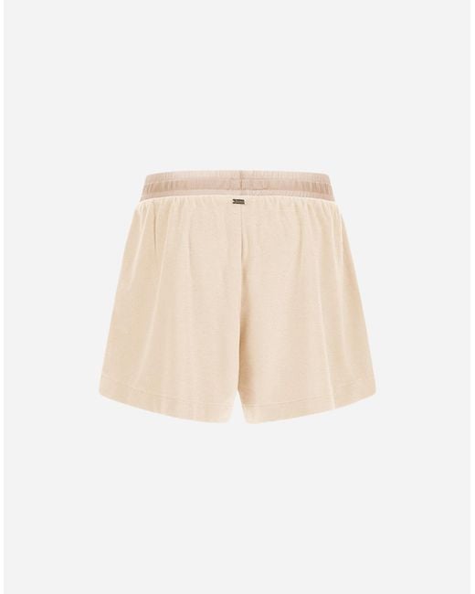 Herno Natural Sponge Effect Sweater Shorts