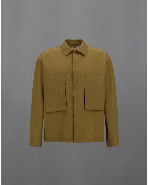 Herno Green Laminar Shacket