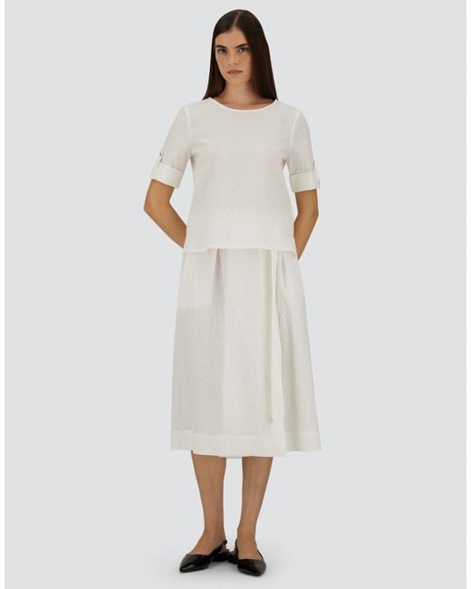 Herno White Skirt