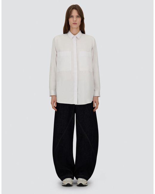 Herno White Pure Dense Cotton Shirt