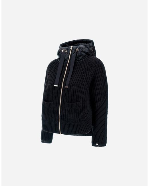 Herno Black Cardigan