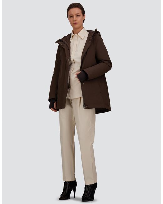 Herno Brown A-Shape Jacket