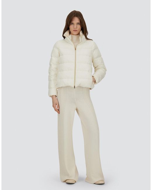 Herno White Capa De Nylon Chamonix