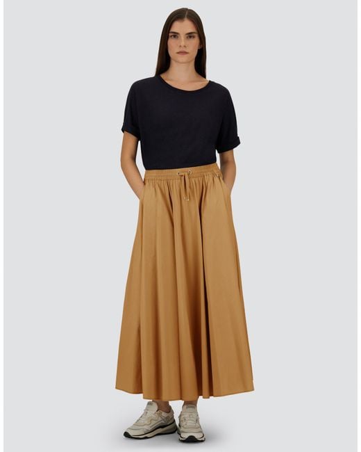 Herno Natural Light Nylon Stretch Skirt