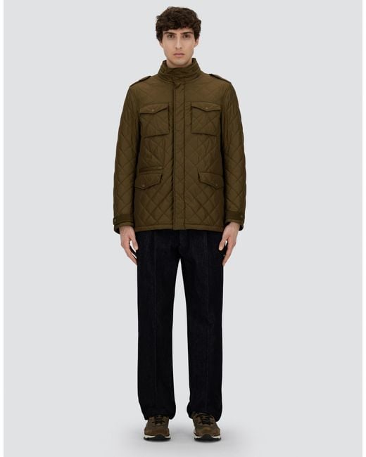 Herno Green Field Jacket for men