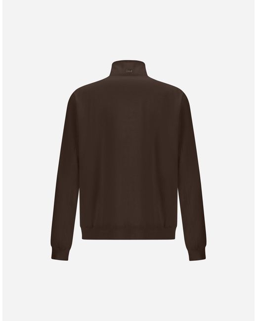Herno Brown Bomber Jacket for men
