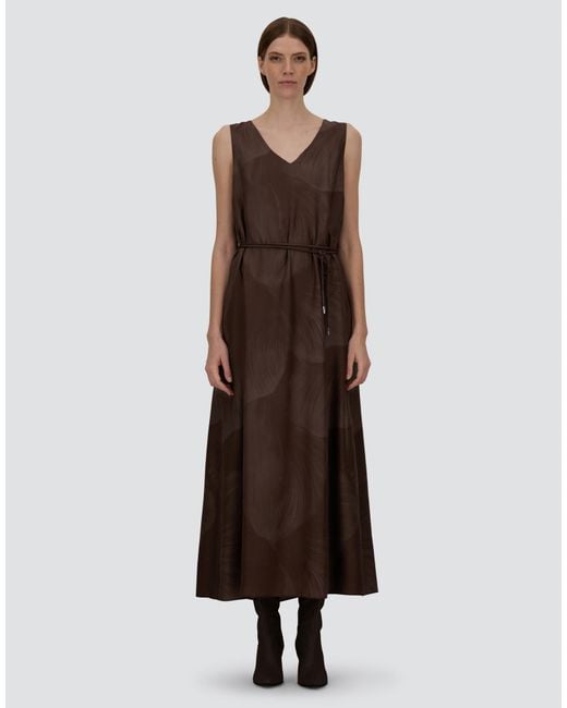 Herno Brown Resort Dress