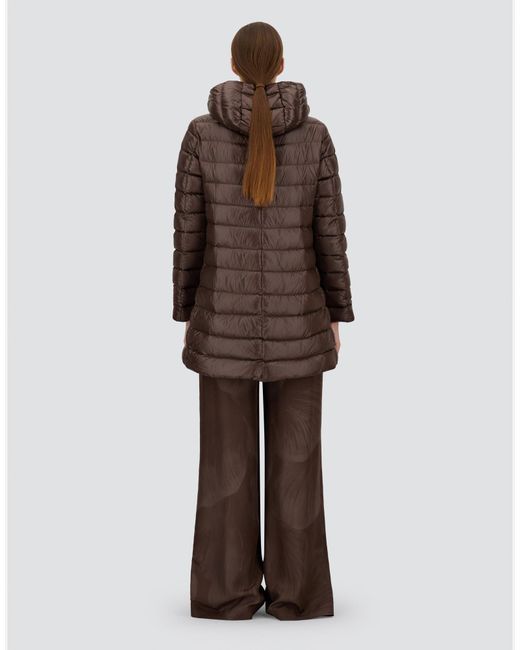 Herno Brown Resort A-Shape Jacket