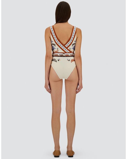 Herno White One-Piece Swimsuit
