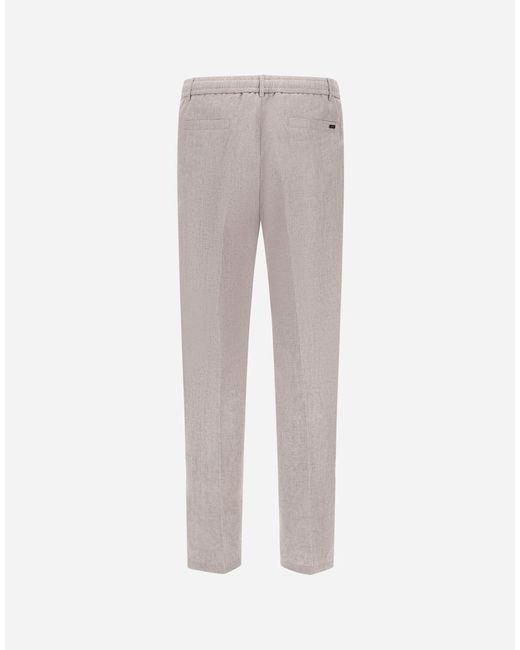 Herno Gray Resort Trousers for men