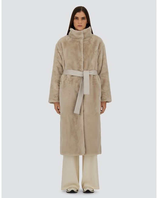 Herno White Reversible Coat