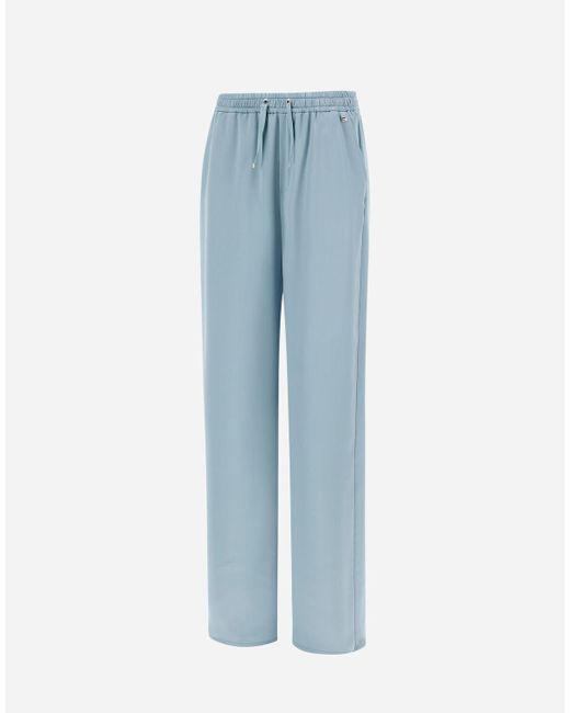 Herno Blue Hose Aus Satin