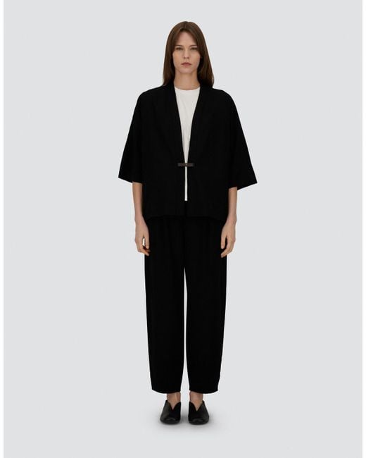Herno Black Rome Stich Jersey Trousers