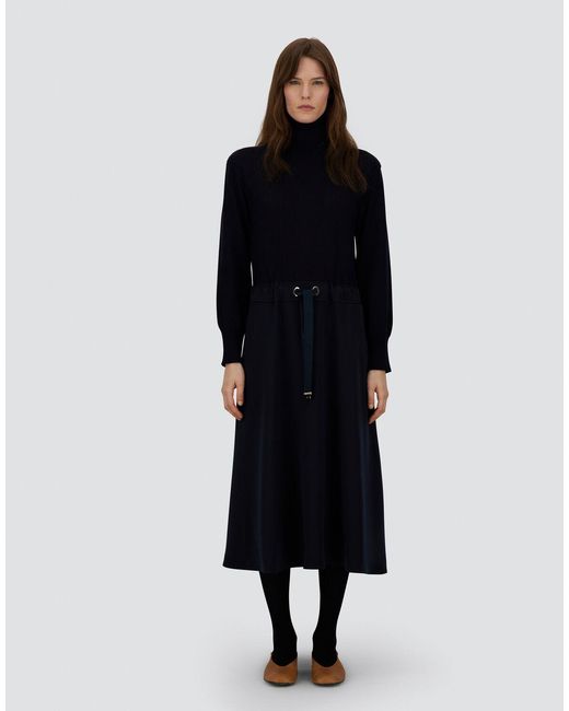 Herno Blue Light Wool G.14 Dress