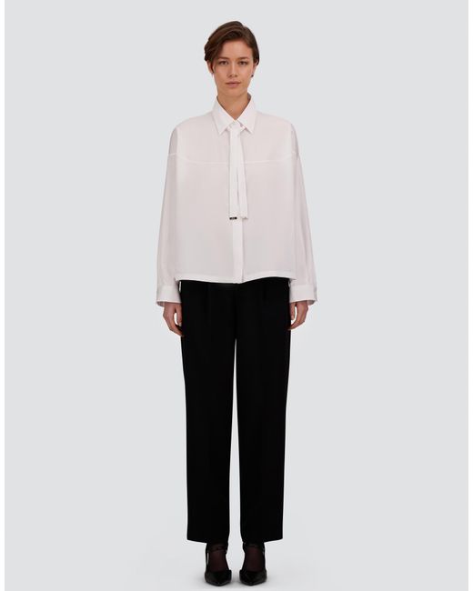 Herno White Cotton Poplin Shirt