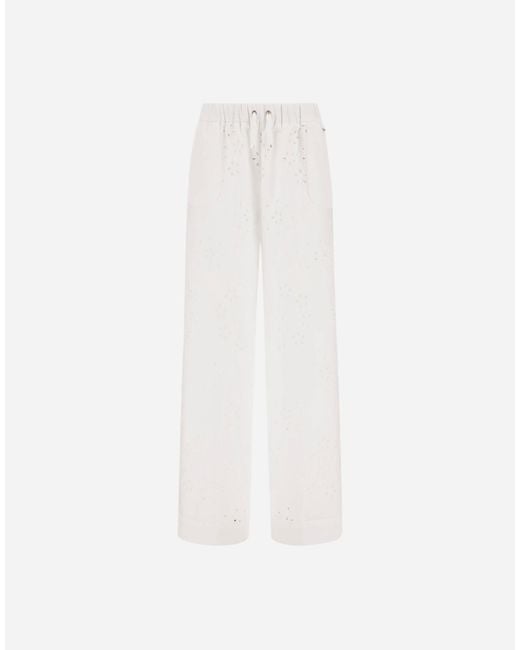 Herno White Trousers