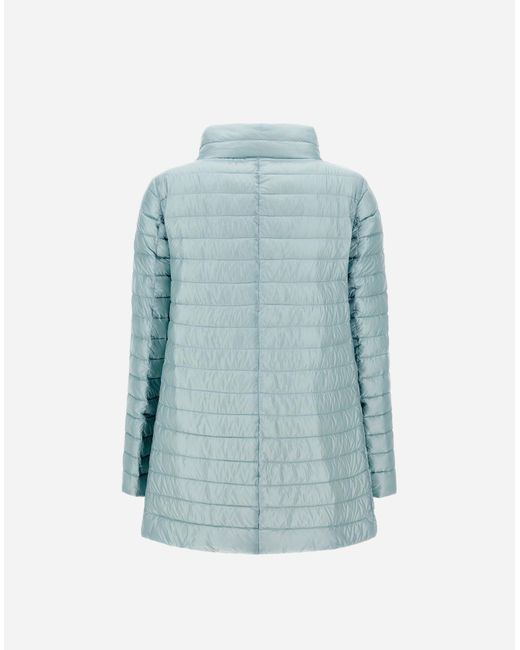 Herno Blue Reversible A-Shape Jacket