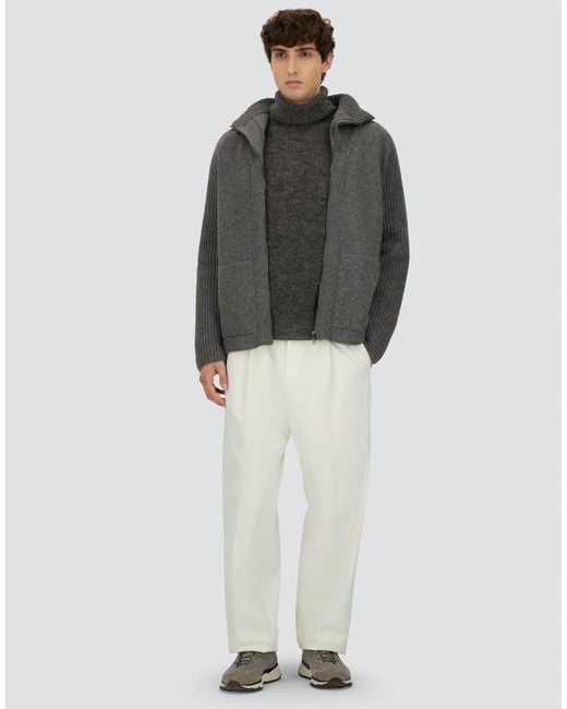 Herno Gray Cardigan for men