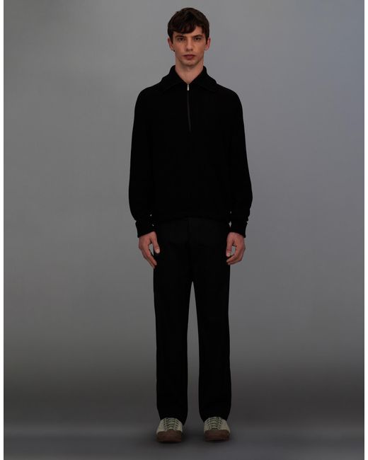 Herno Black Laminar High-Neck Jumper