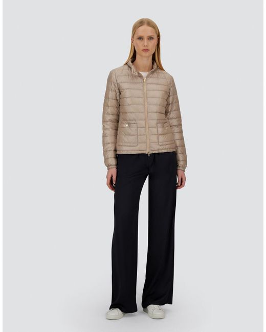GIACCA BOMBER IN NYLON ULTRALIGHT di Herno in Natural