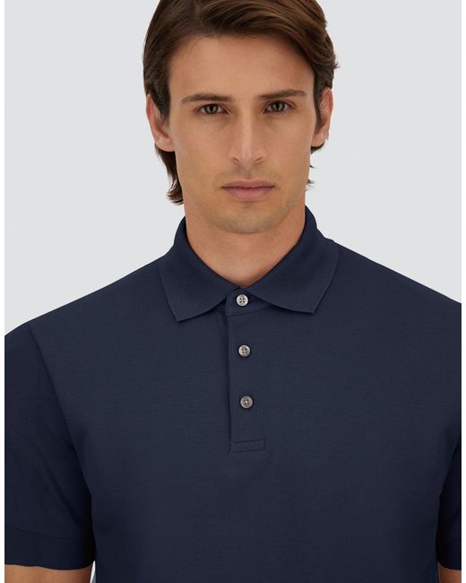 Polo di Herno in Blue da Uomo