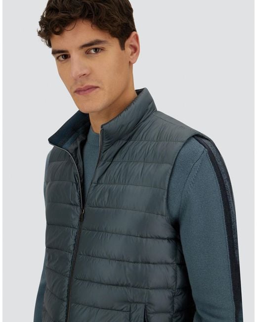 Herno Blue Resort Nylon Ultralight Vest for men