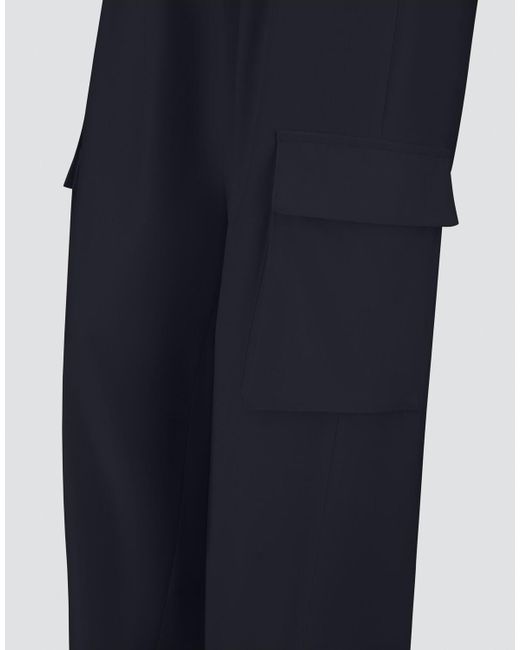 Herno Blue Cargo Trousers