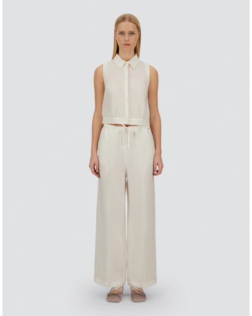 Herno White Resort Blouse