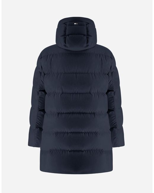 Herno Blue Long Jacket for men