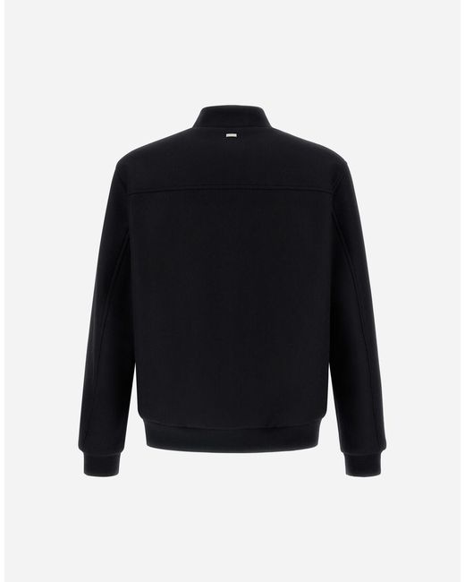 Herno Blue Bomber Jacket for men