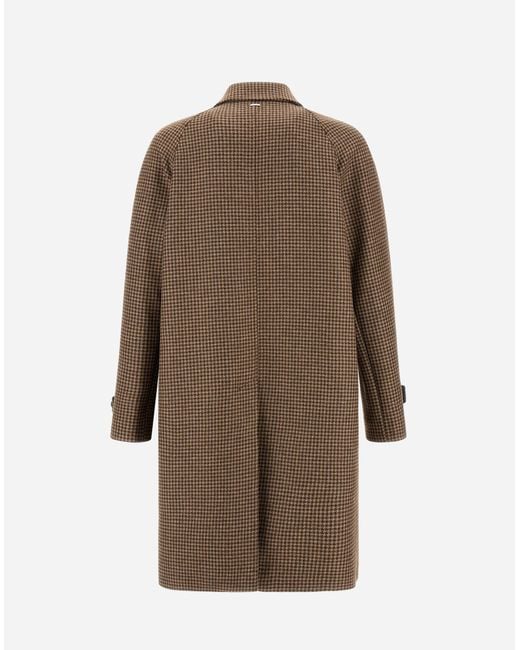 Herno Brown Coat for men