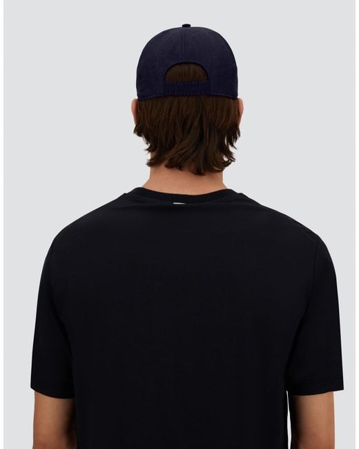 Herno Blue Baseball Cap for men